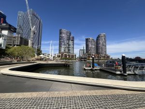 Elizabeth Quay de jour à Perth, Australie